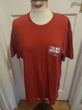 Mens Gildan Size Large Red "Big Tackle" Rowcroft Tee 2025