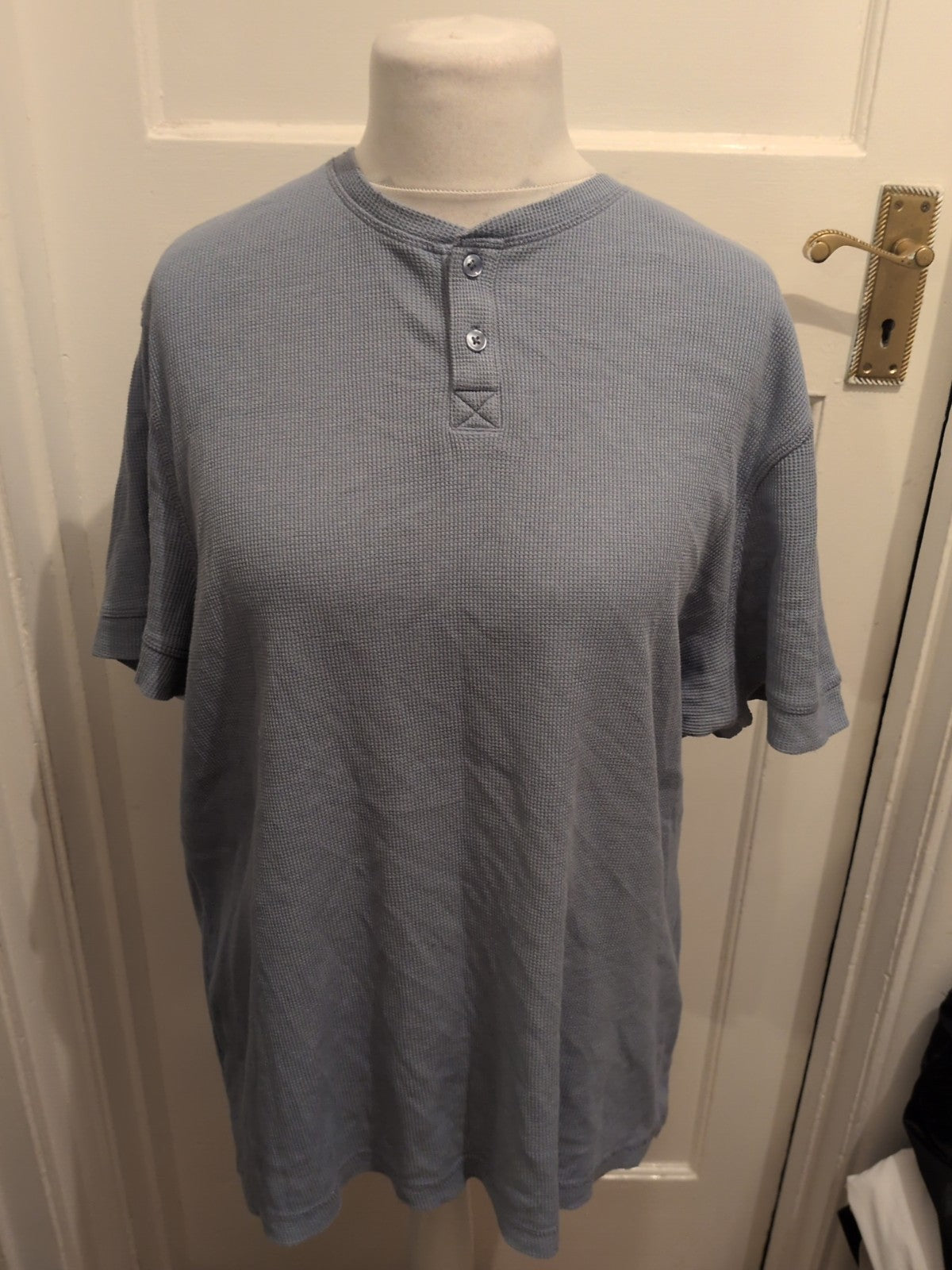 TU Large Blue Short Sleeve Pyjama Top