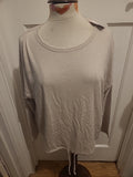 Brand New Tu Size 18 Beige Long Sleeve Blouse
