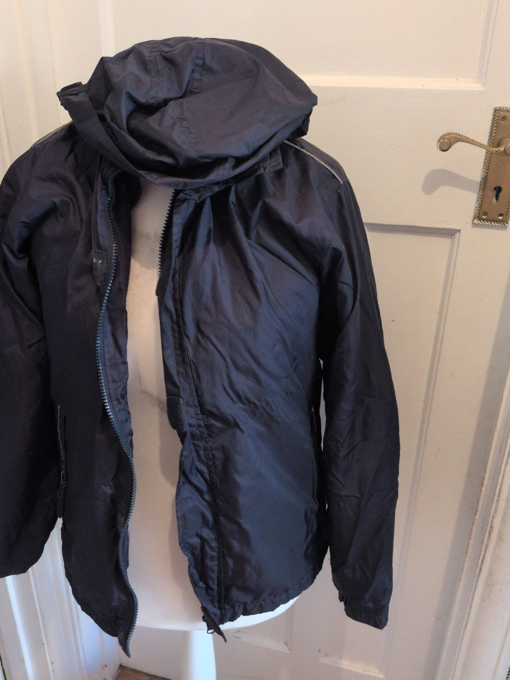 Mens Regatta Size 32" Navy Waterproof Rain Coat