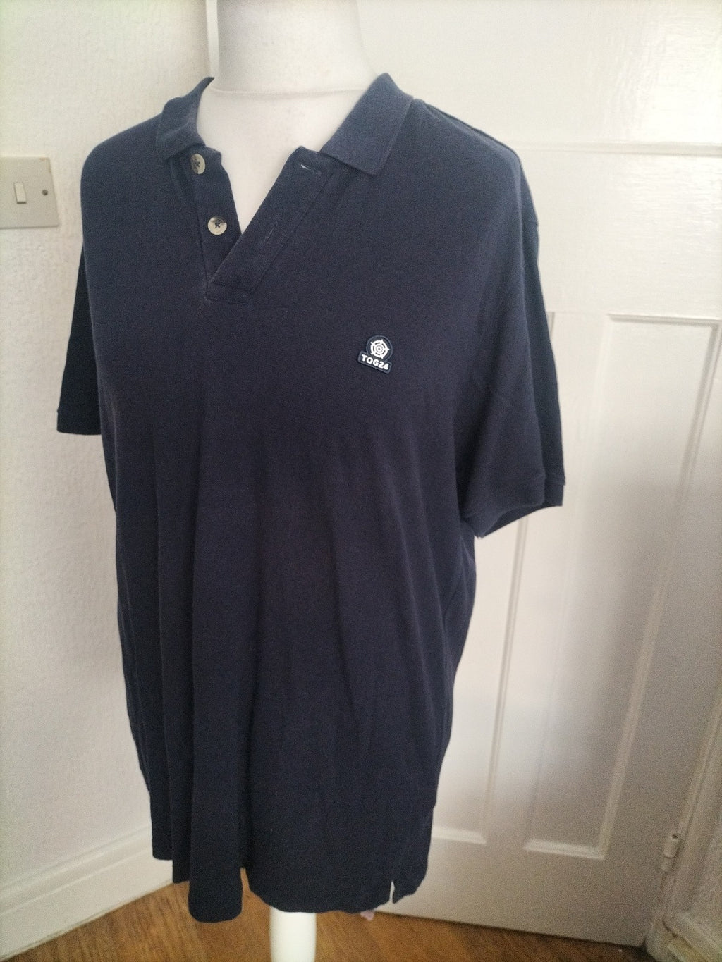 Mens Tog24 Size XL Navy Short Sleeved Polo
