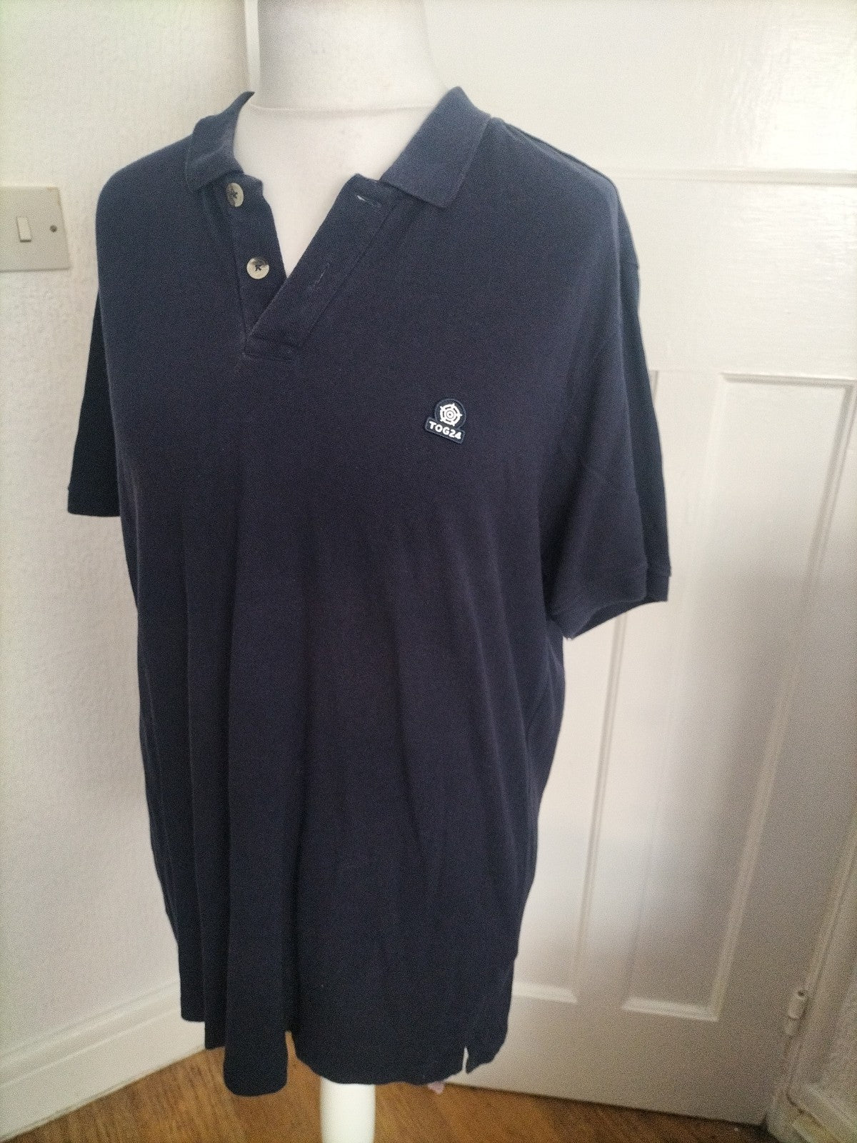 Mens Tog24 Size XL Navy Short Sleeved Polo