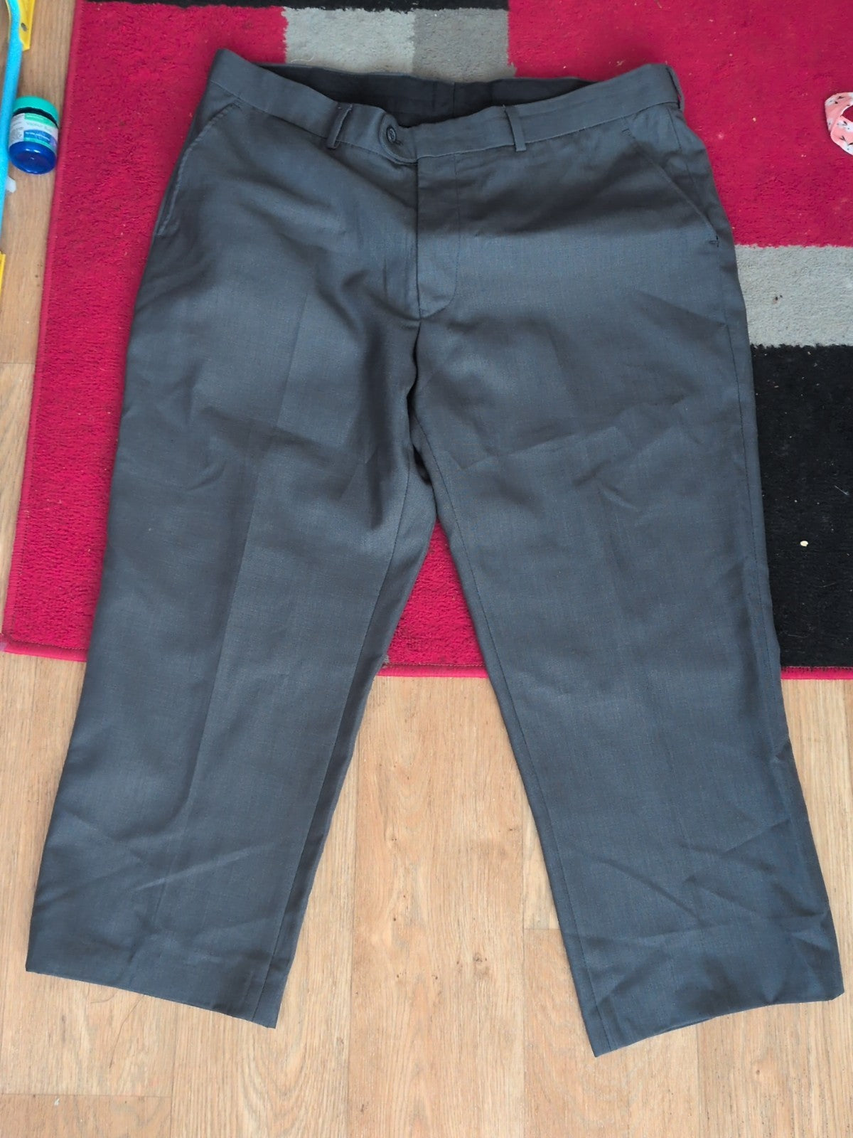 Mens Jack Reid Size 38/29 Charcoal Trousers