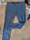 Inditex 38" Blue Stripe Trousers