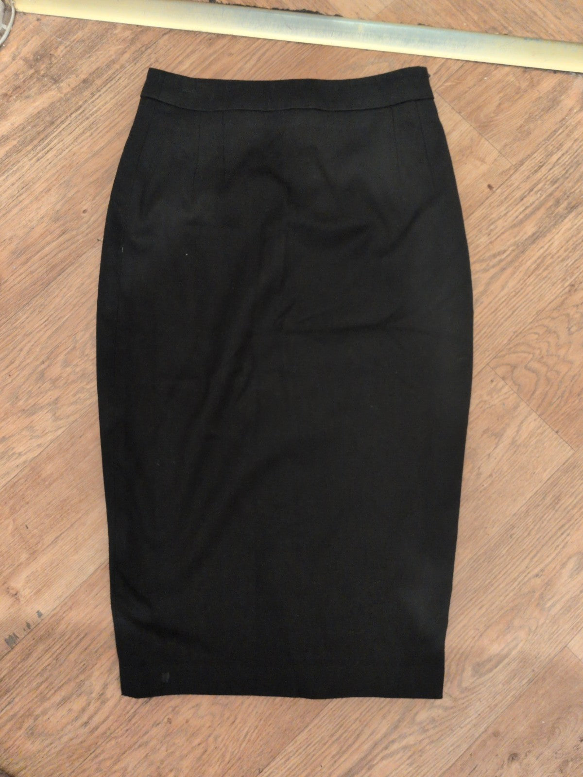 Next Tailoring 8 Black Lined Long Length Straight Skirt