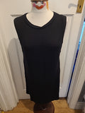 Ladies Boohoo Size 6 Black Sleeveless Dress