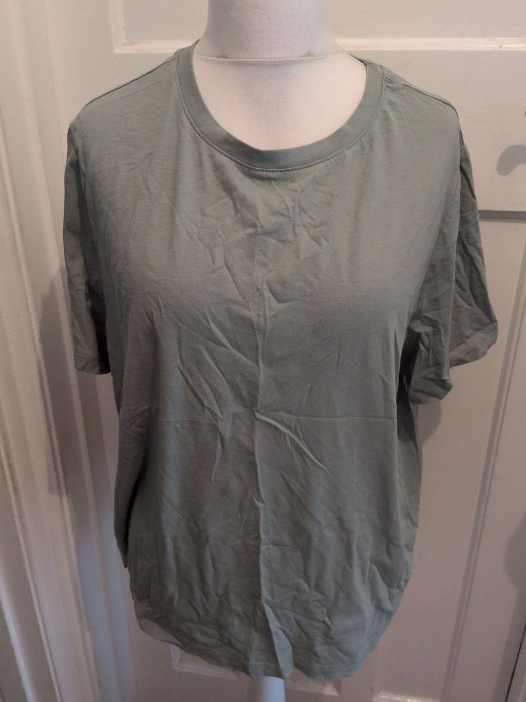 Tu 24 Regular Fit Sage Green Short Sleeve T-shirt