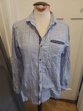 Mens Dnm73 Limited Size Small Grey Fleck Super Soft Long Sleeved Shirt