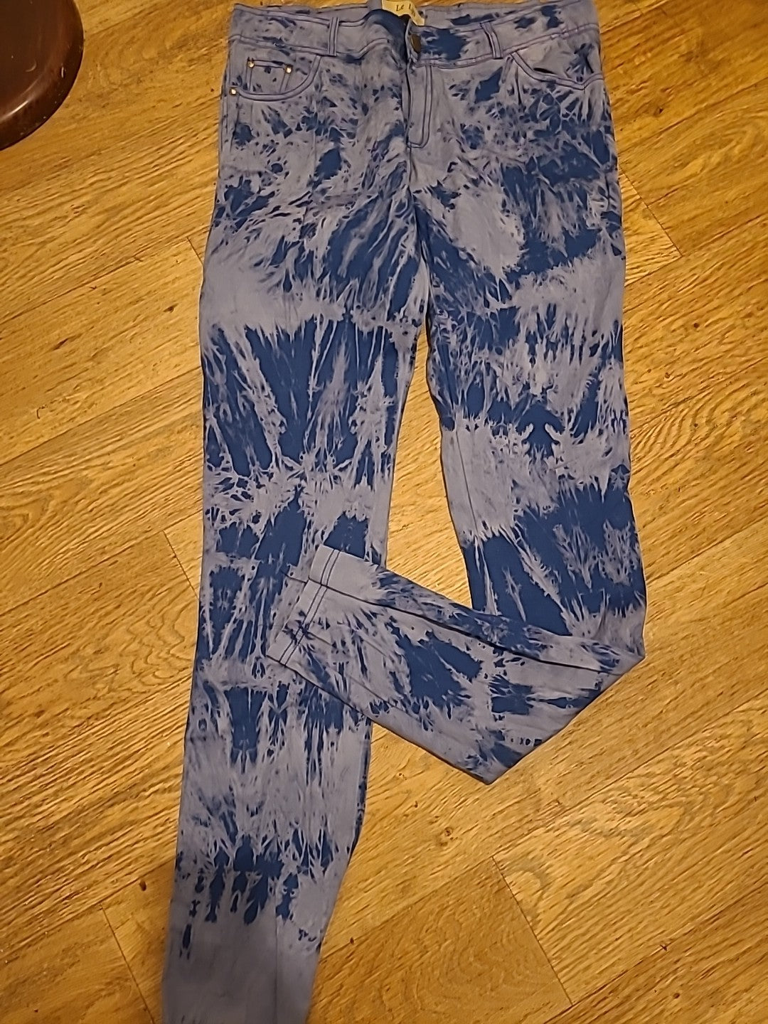 Ladies Le Lys Size Euro 44 Grey/Blue Jeggings