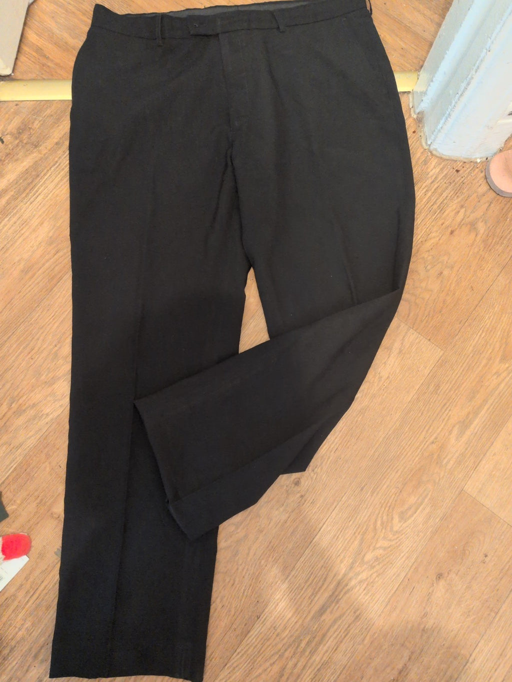 George 40/31 Black Smart Trousers