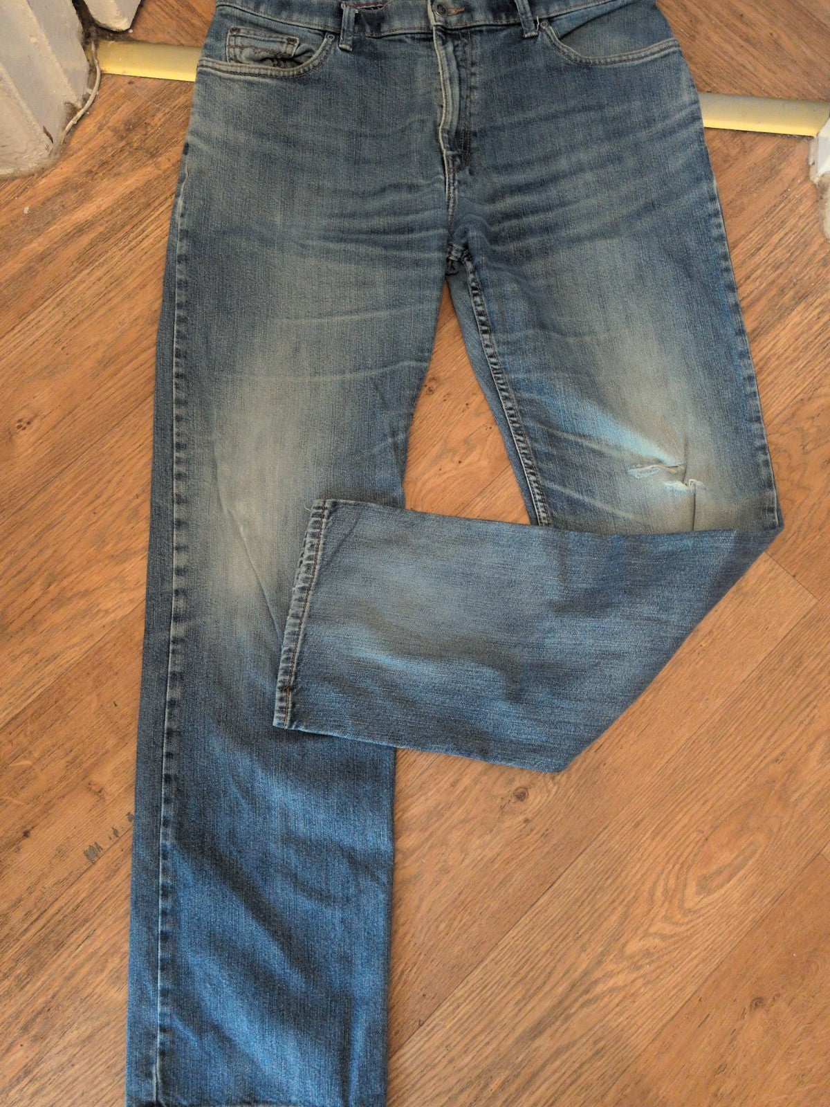 Blue Harbour 36/33 Straight Leg Blue Jeans