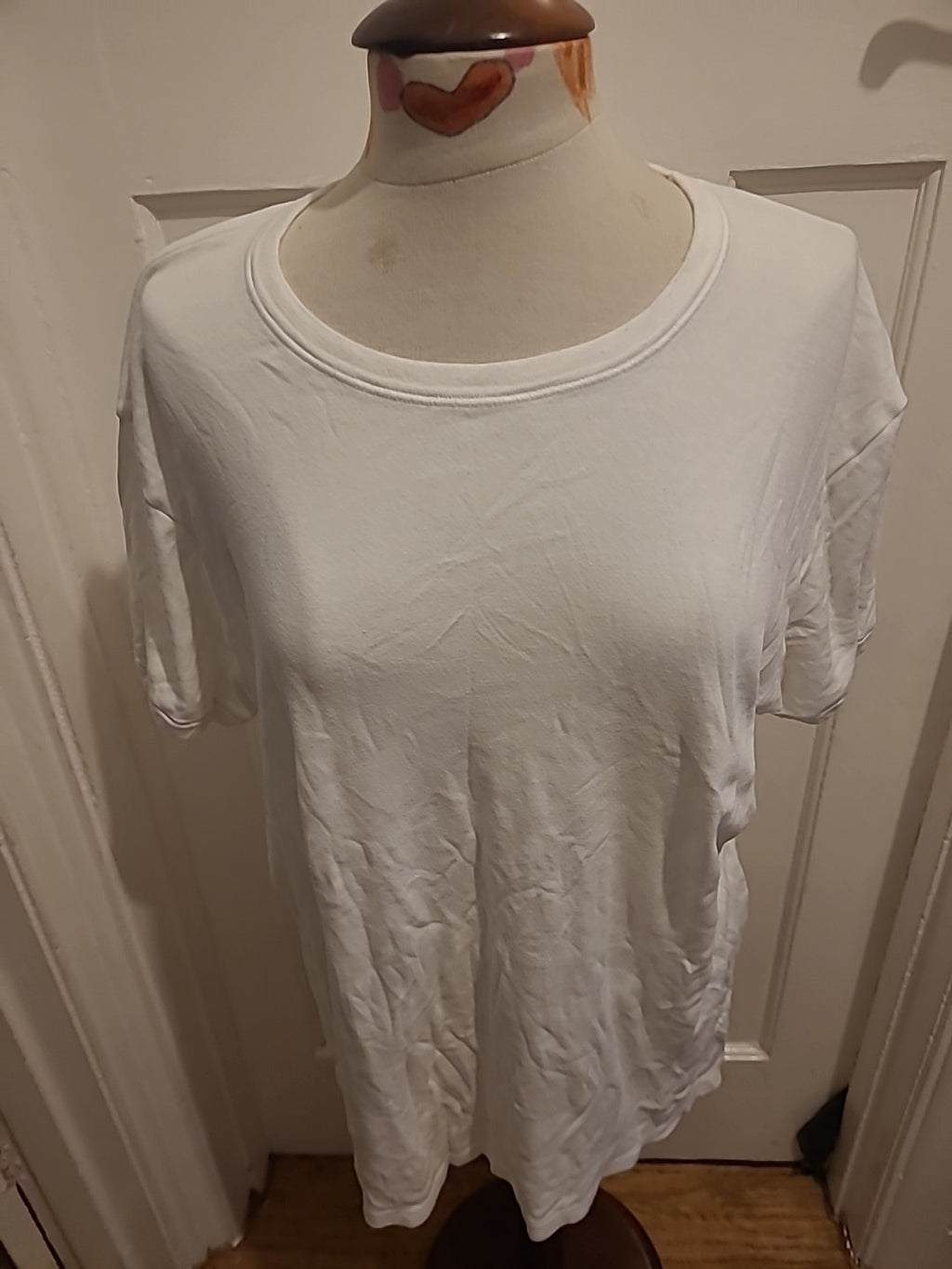 Mens Marks And Spencer Size 2XL White Short sleeve Top