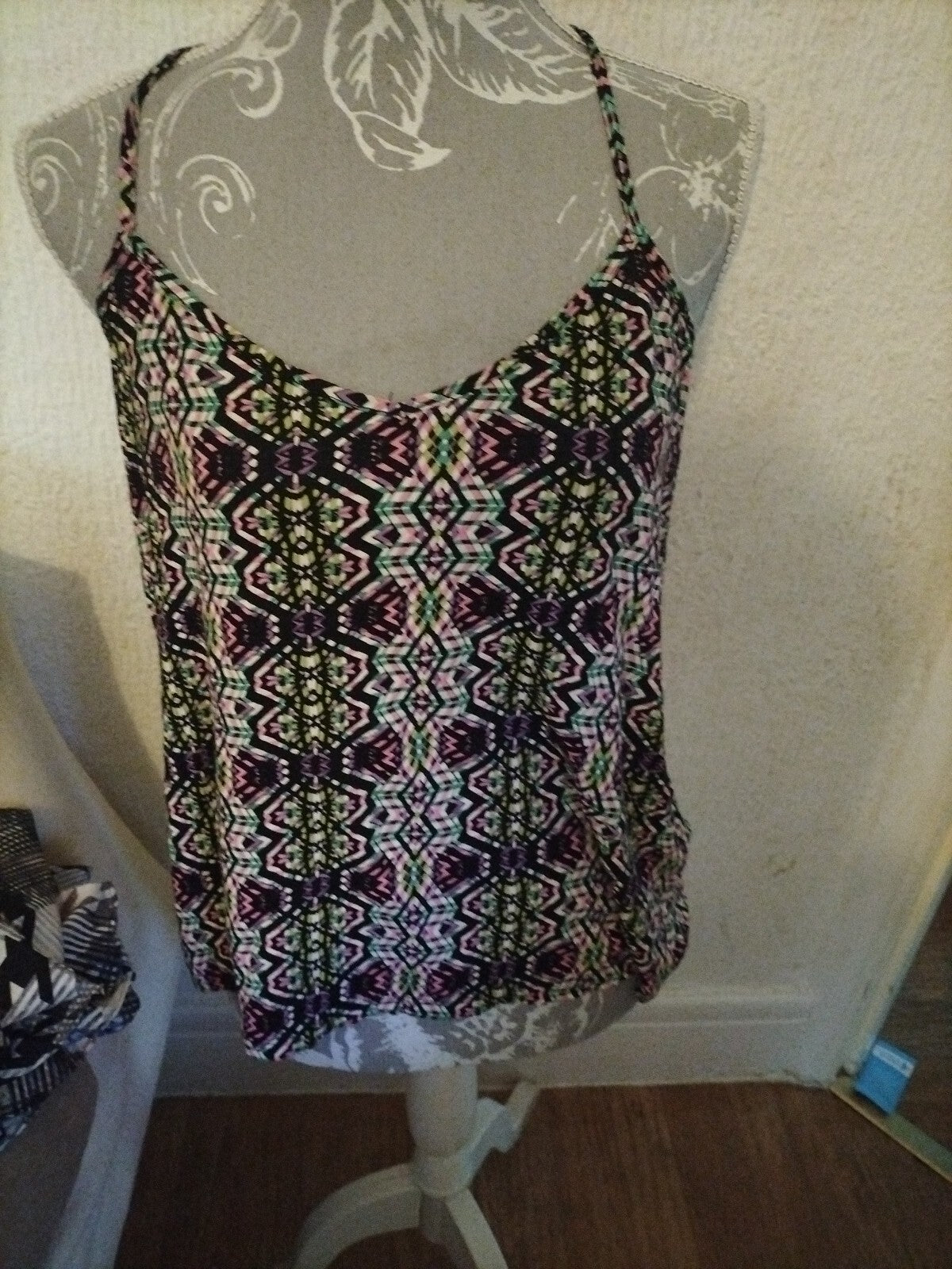 Ladies New Look Size 8 Multi Vest Top