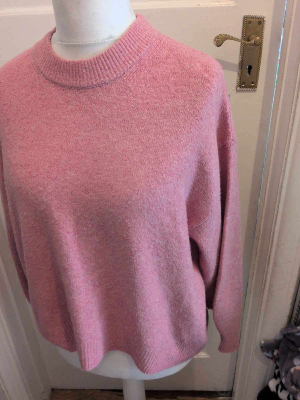 George Large Super Soft Touch Pink Pullover Jumper