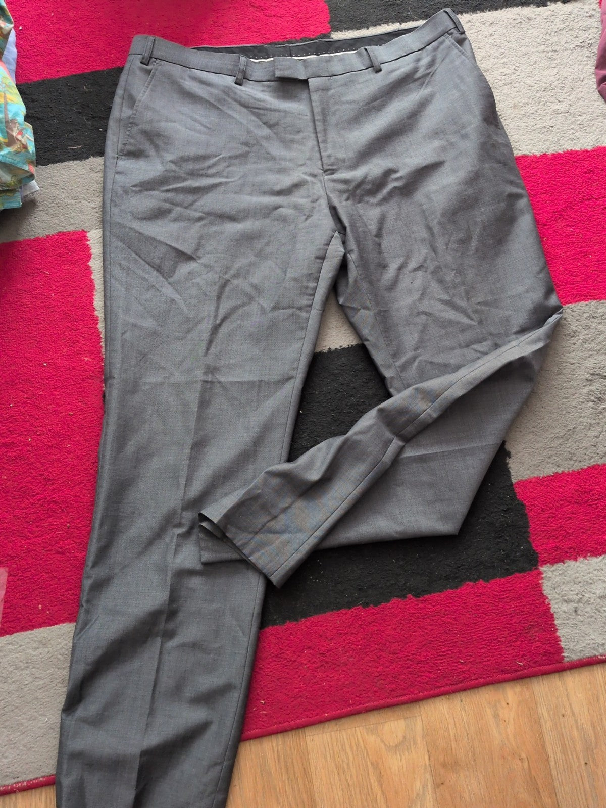 Moss 1851 44" Grey Trousers Smart