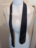 Inter logo London Navy And Gold Striped Tie