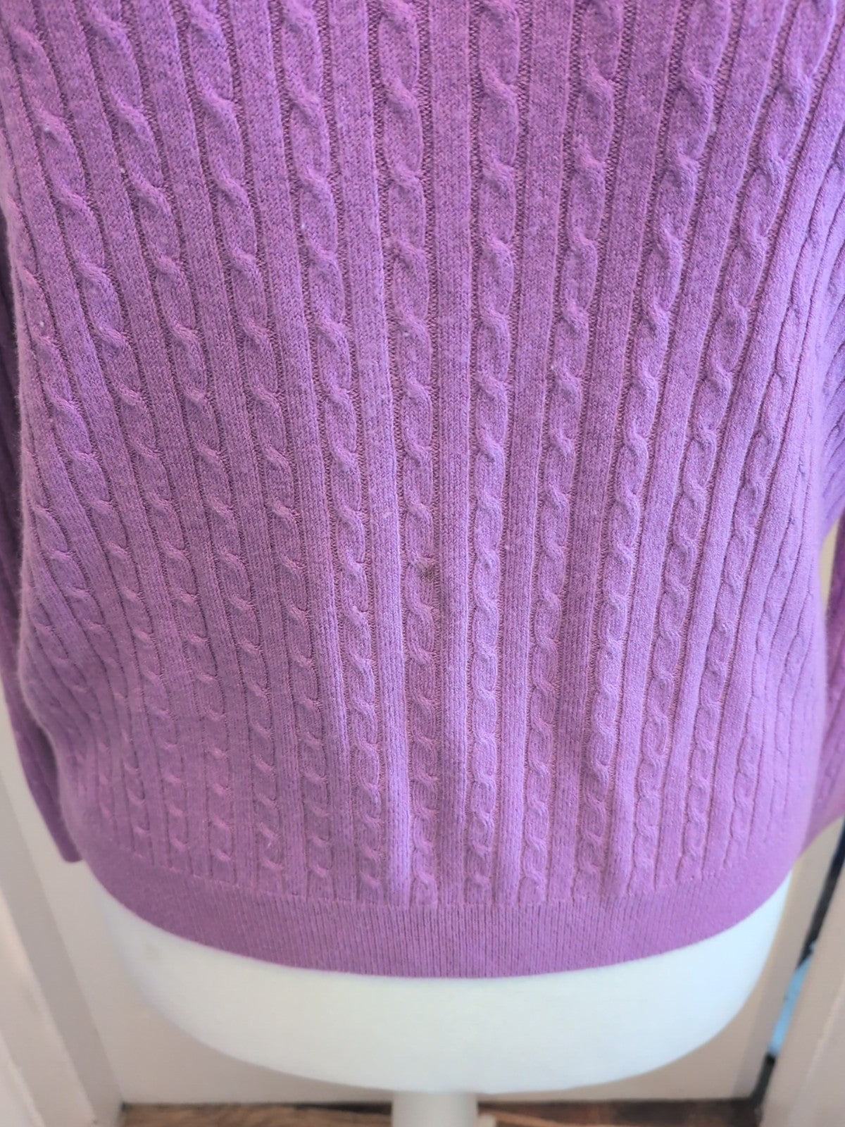 Tu 14 Purple Long Sleeved Lightweight Jumper Mark On Frobt