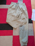 Ladies Primark Size 10 Pale Khaki Elasticated Trousers