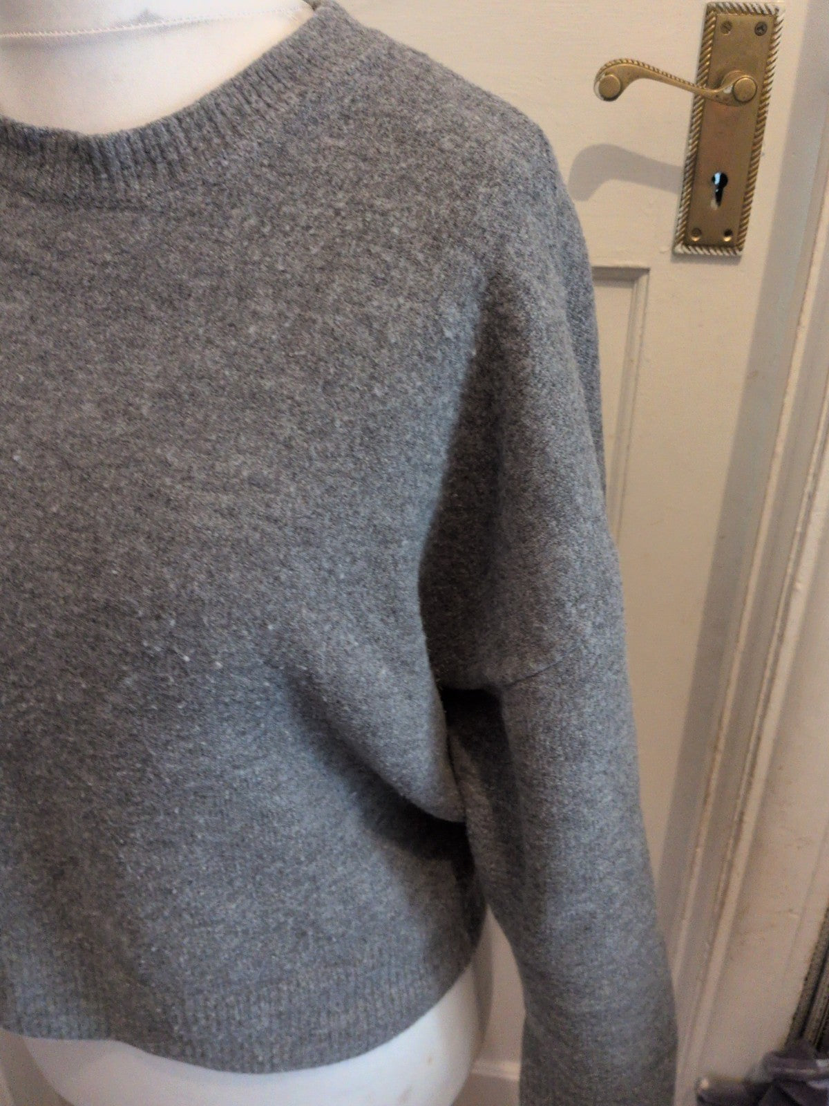 Zara Medium Soft Touch Grey Pullover Jumper