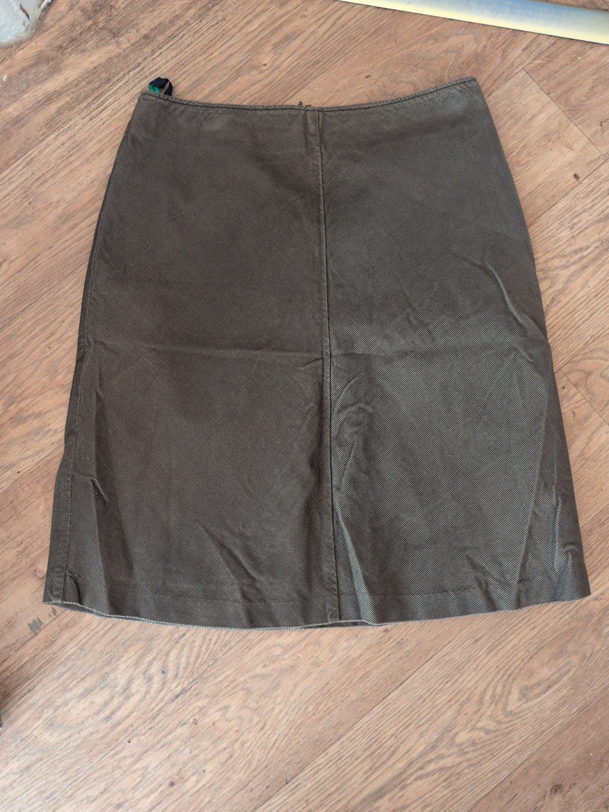 Boden 12 Regular Khaki Knee Length Lined Skirt