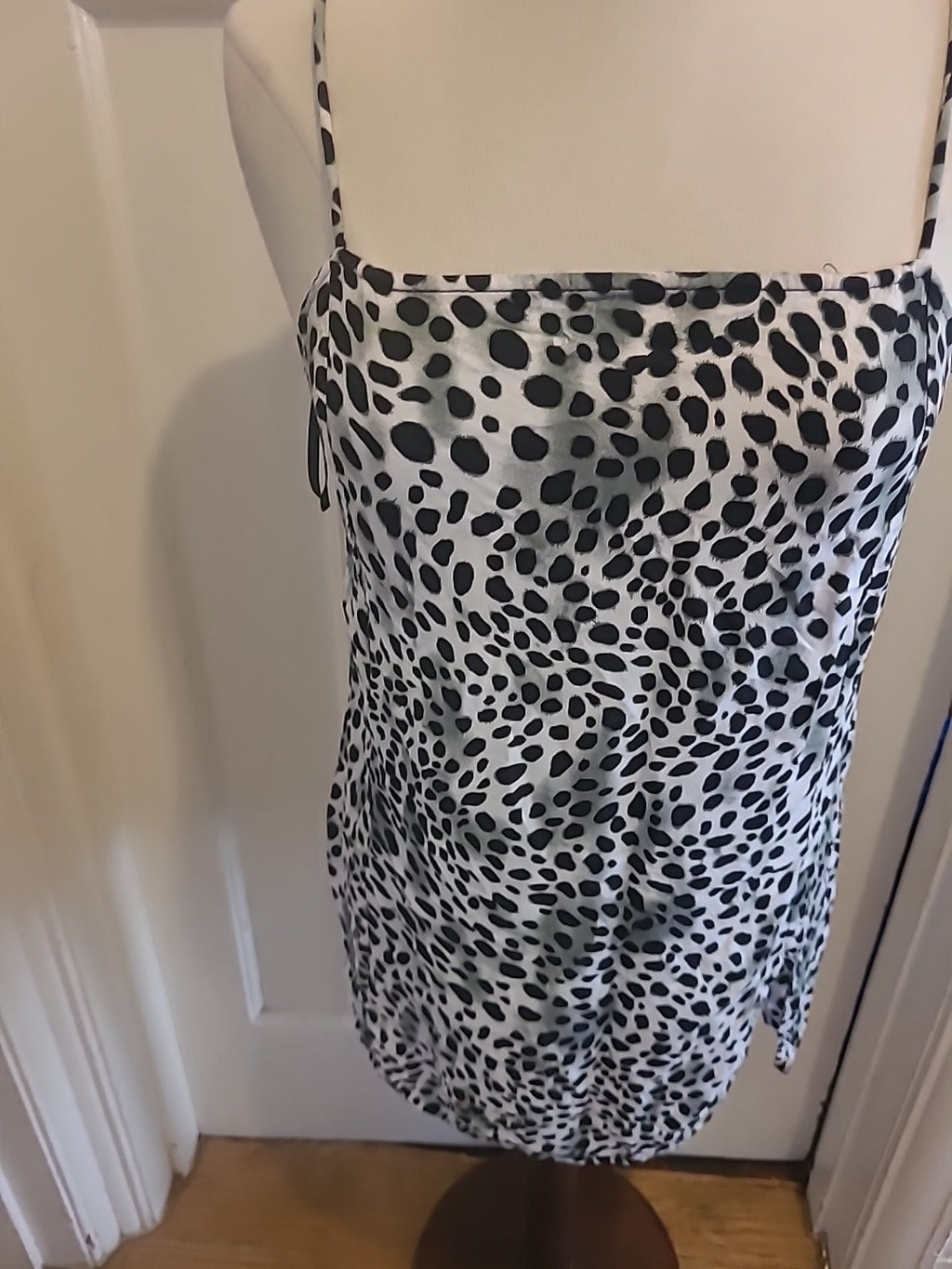 Ladies Motel Size Medium Spotty Animal Print Sleeveless Tshirt