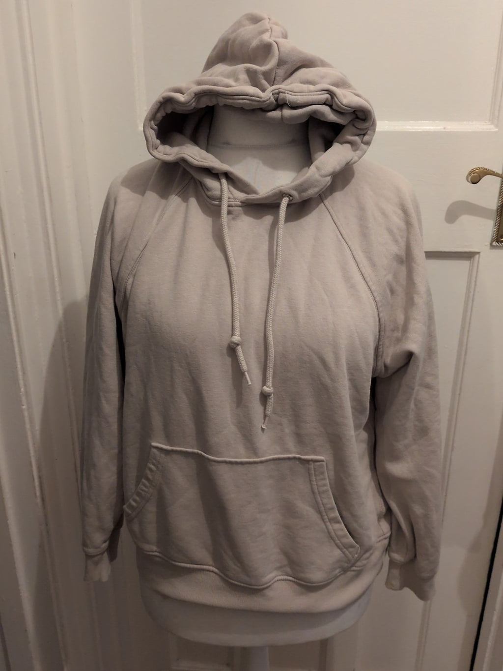 Divided Small Stone Beige Pullover Hoodie
