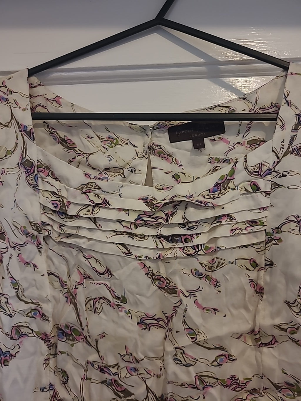 Ladies Great Plains Size Xs Multicoloured Short Sleeved Tshirt