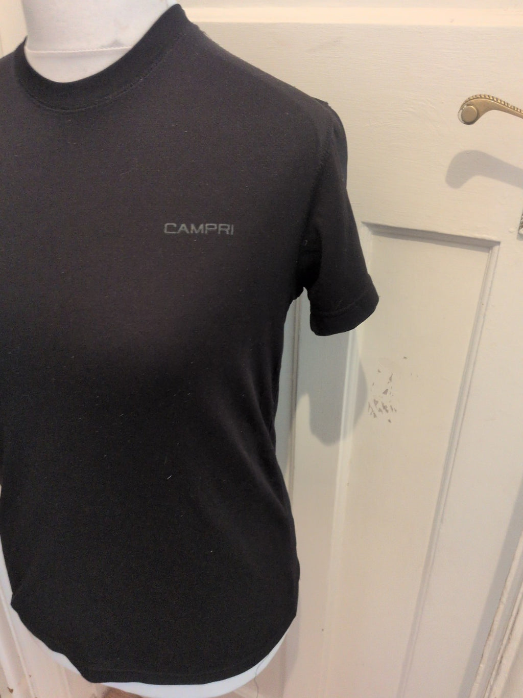 Campri Large Black Short Sleeve Base Layer