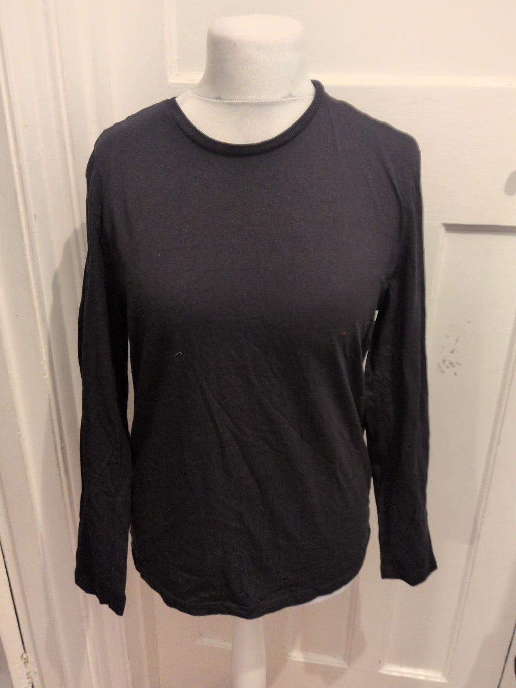 George Medium Black Long Sleeve T-shirt