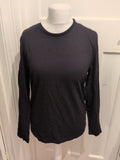 George Medium Black Long Sleeve T-shirt