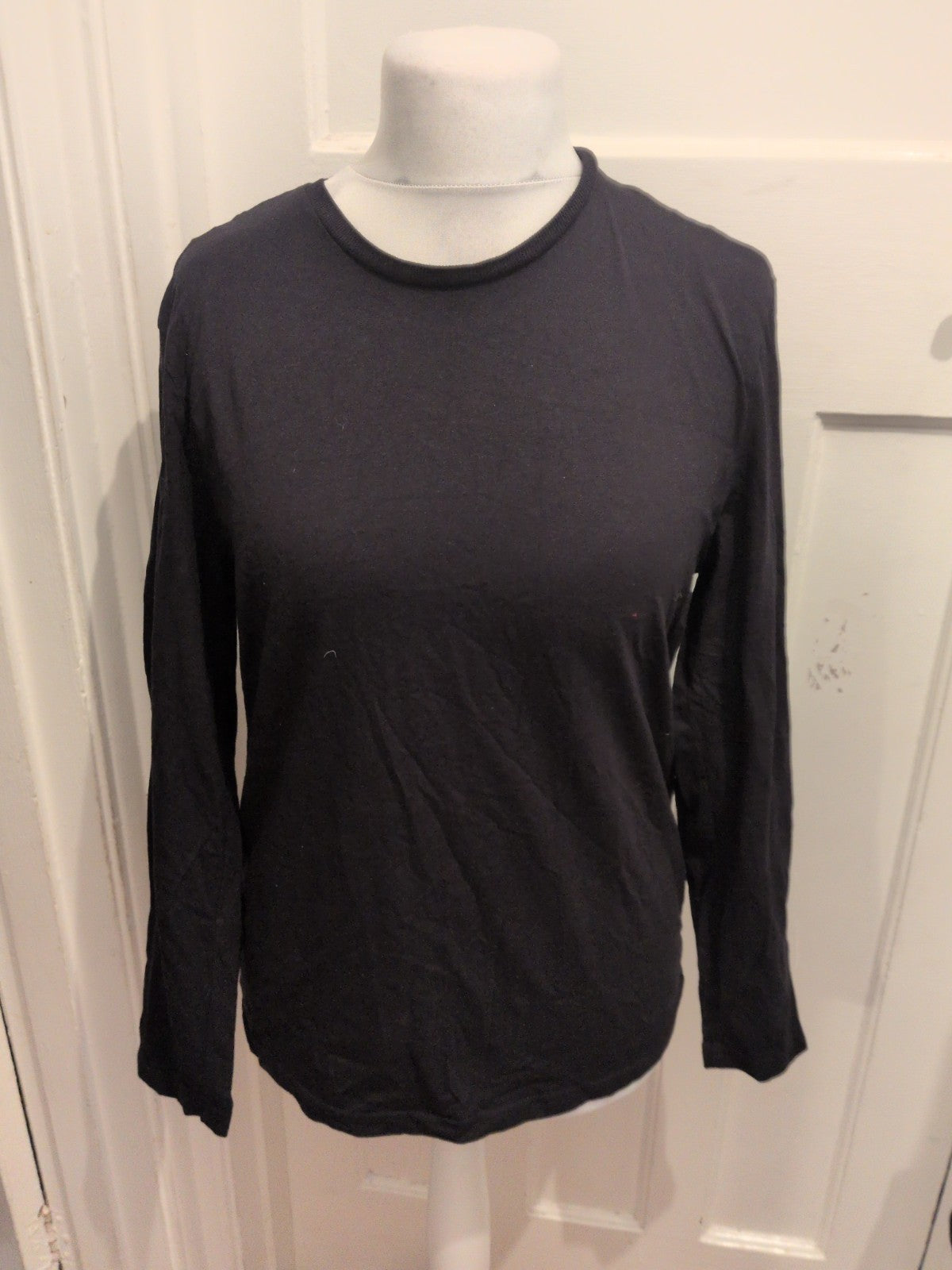 George Medium Black Long Sleeve T-shirt