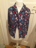 Ladies Country Rose Size 10-12 Purple "Cat" Pyjama Top