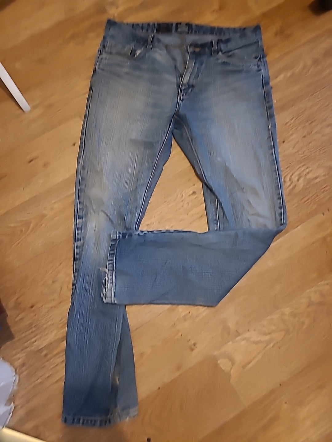 Mens Industrialize Size 32L Slim Fit Denim Jeans