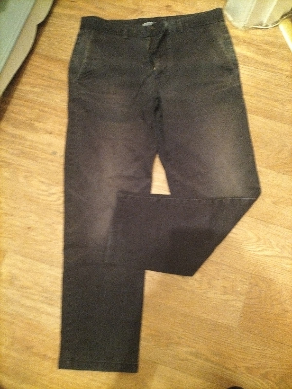 Mens Tu Man Size 34x32 Straight Fit Charcoal Jeans