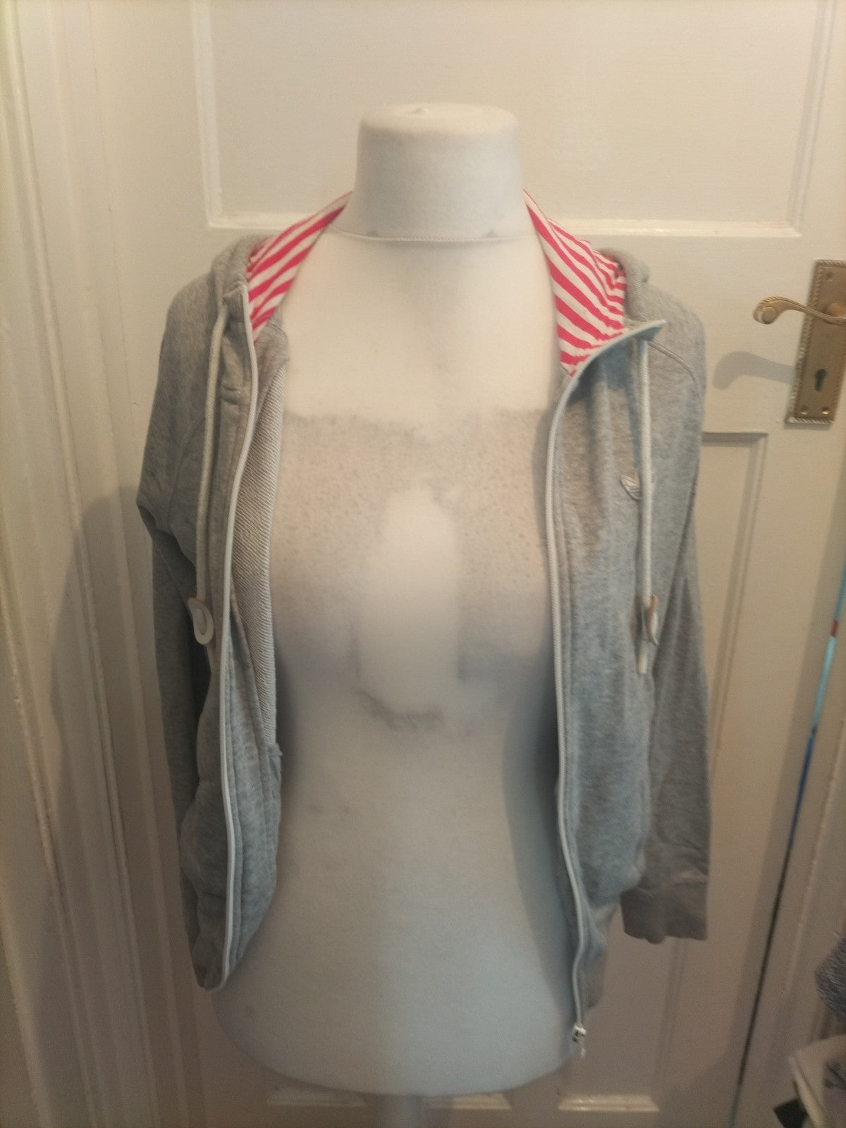Adidas 10/12 Grey Full Zip Hoodie