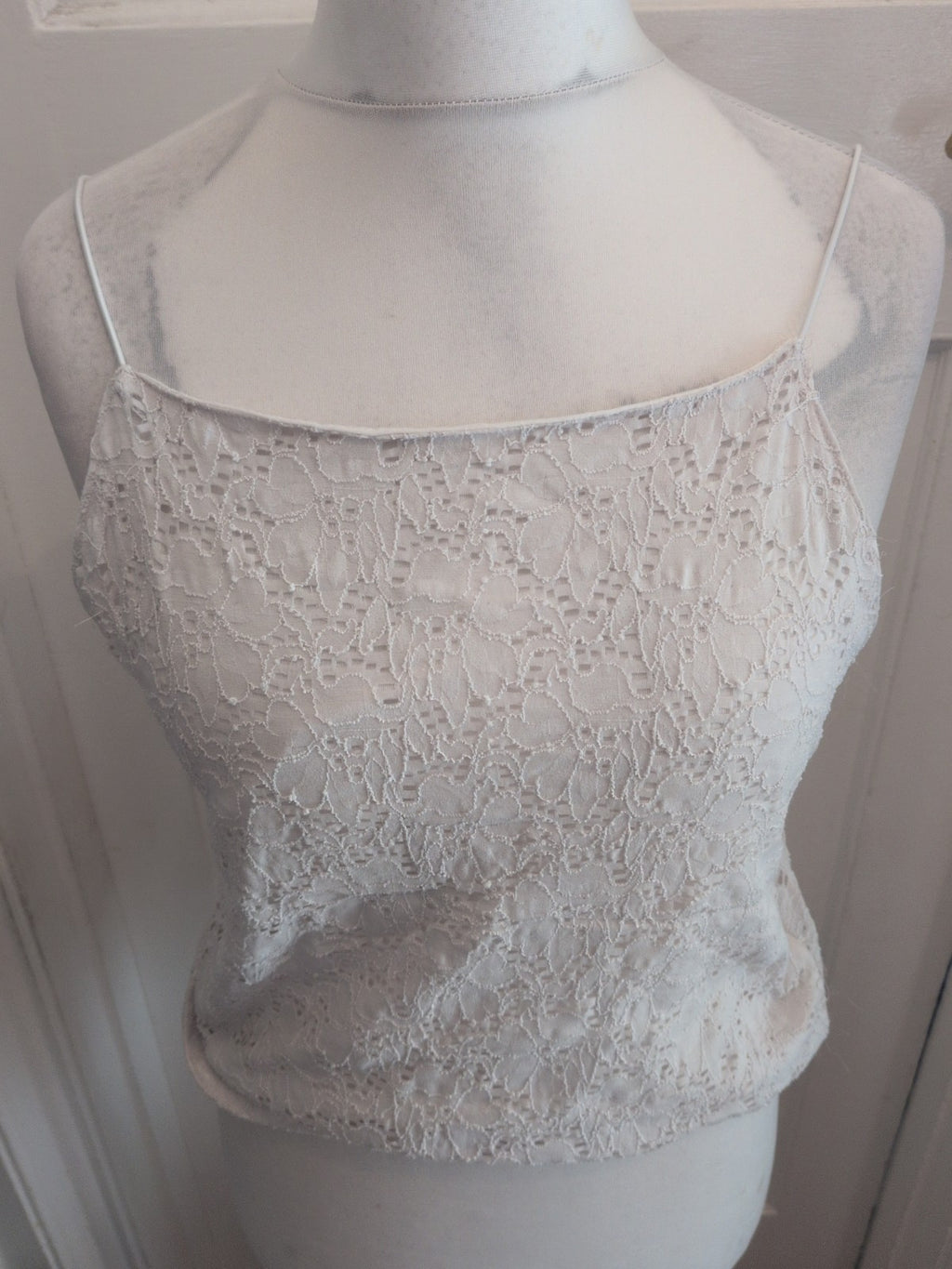 Primark Large 14-16 White Sleeveless Top