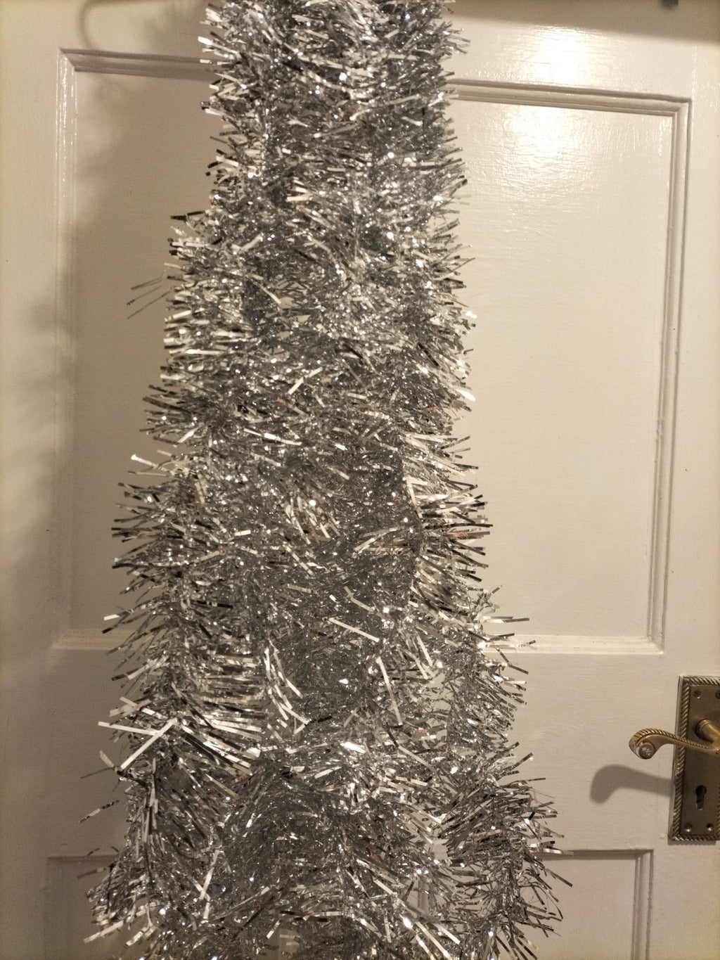 Brand new Silver 2M Christmas decoration Tinsel