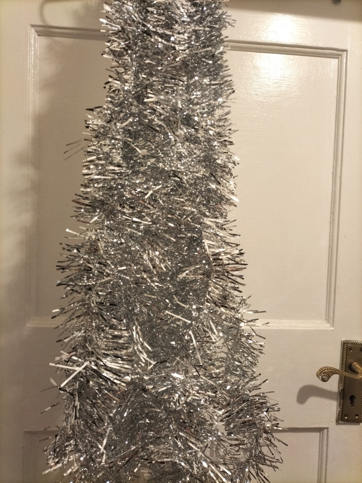 Brand new Silver 2M Christmas decoration Tinsel
