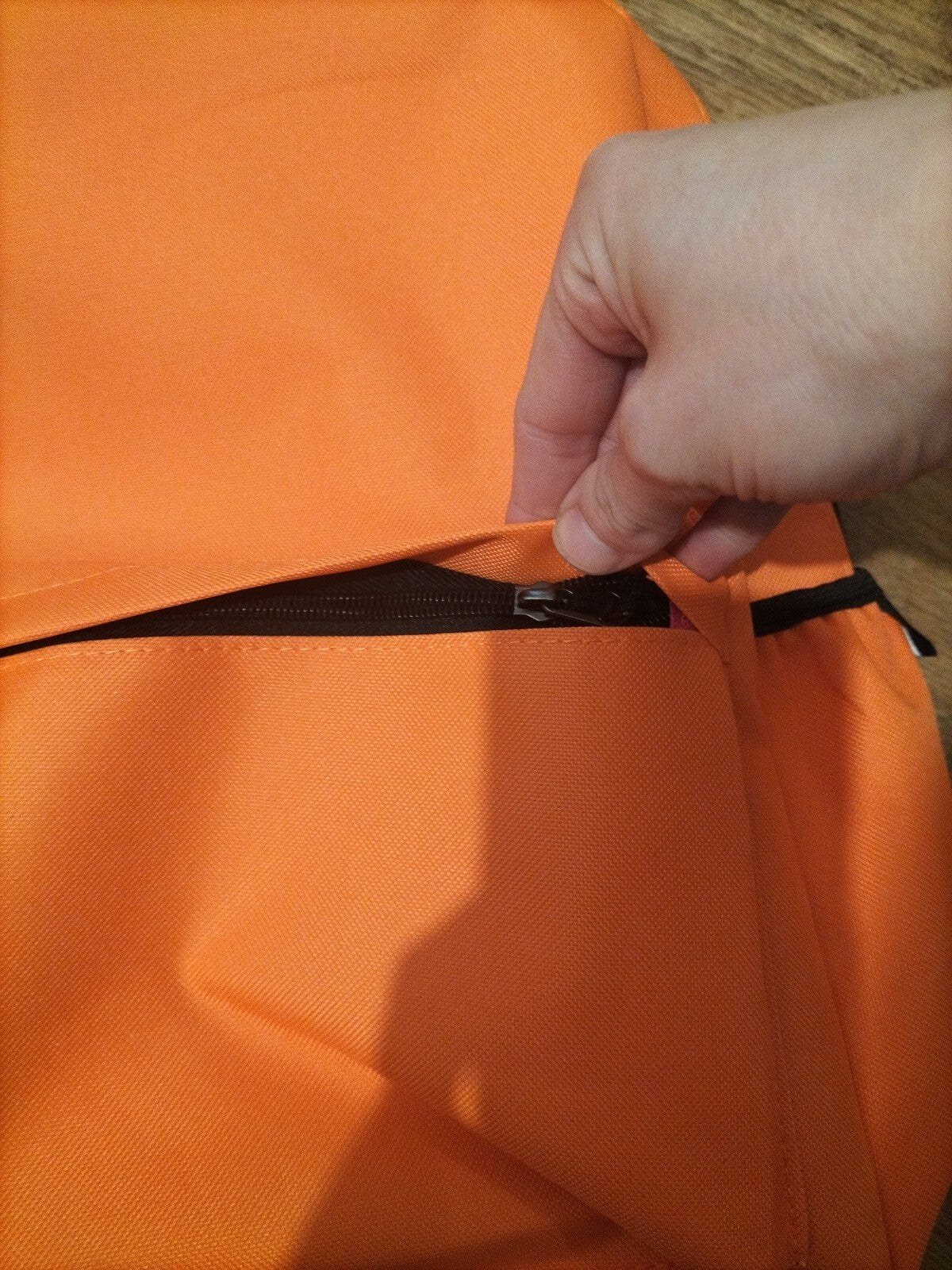 Brand New Sealed Waterproof Bright Orange Rucksack Leisure School