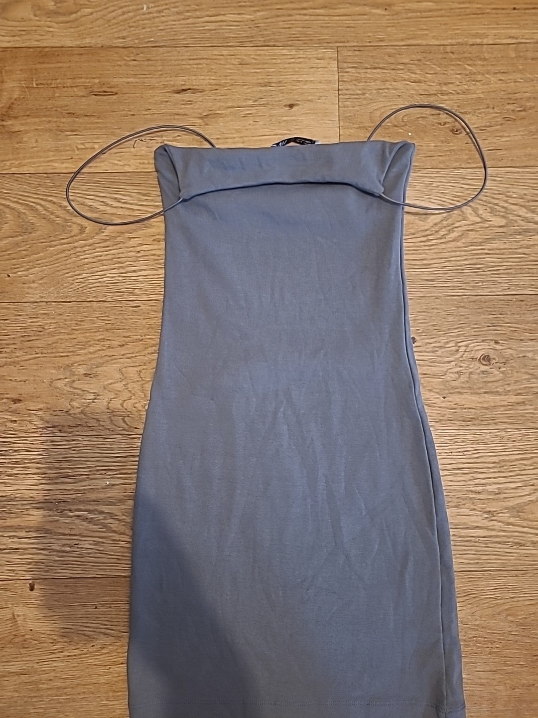 Ladies Zara Size Small Grey Strappy Pencil Dress