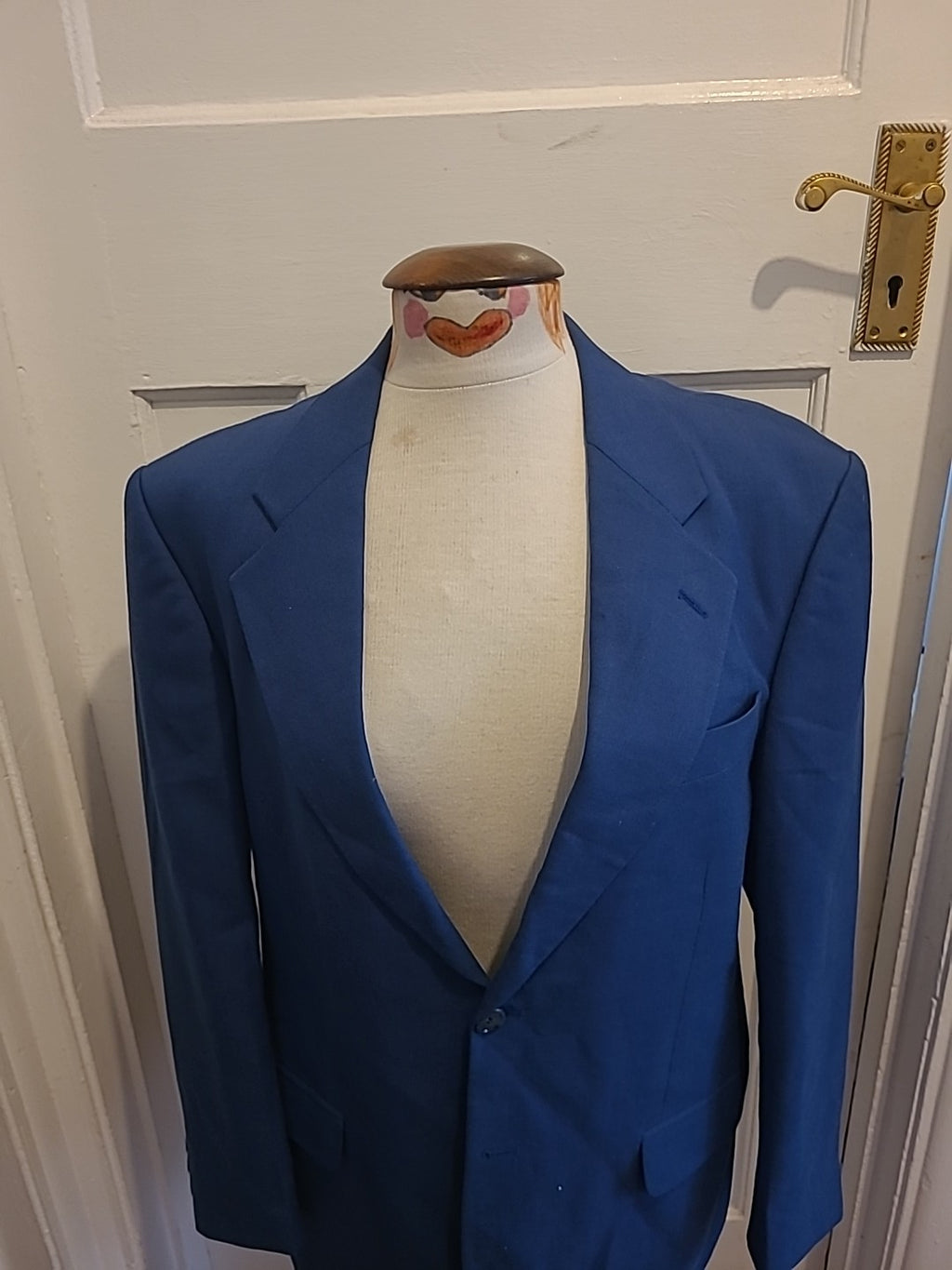 Mens Gurteen Size 38R Navy Blue Padded Lined Blazer