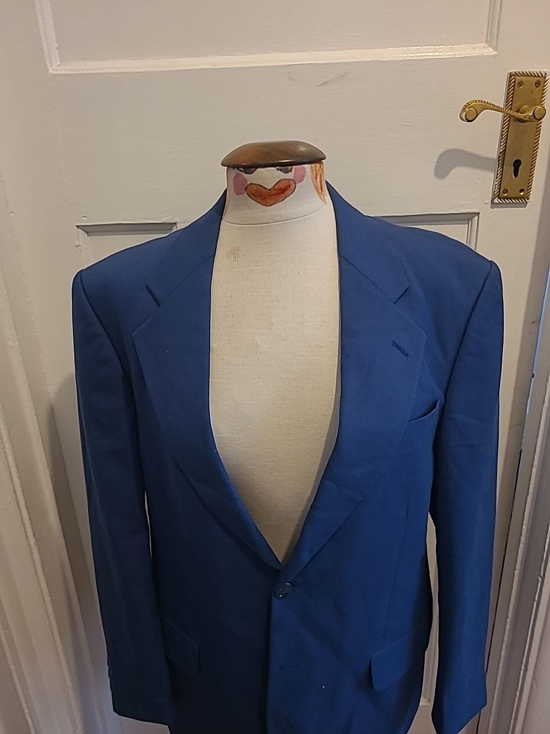 Mens Gurteen Size 38R Navy Blue Padded Lined Blazer