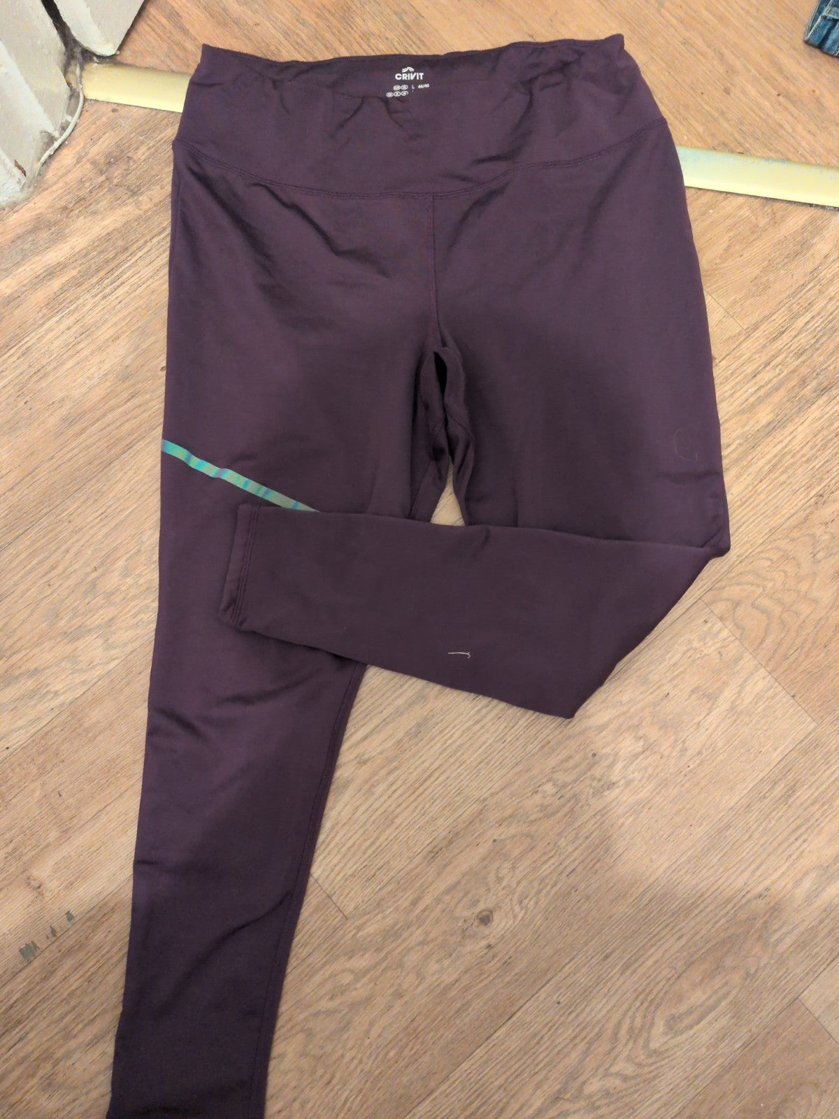 Ladies Crivit Large Purple Gym Leggings