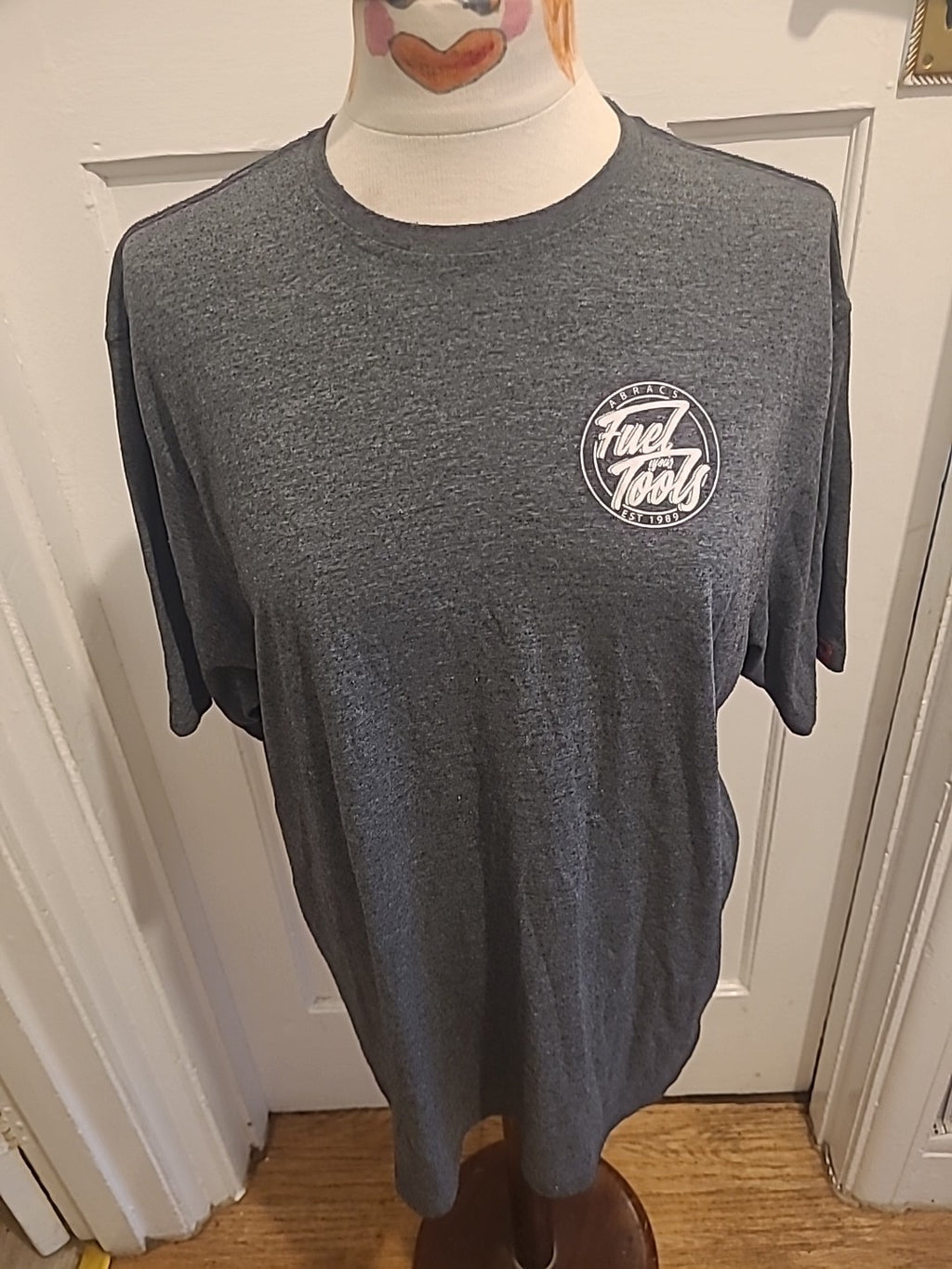 Mens Abracs Size XL Grey Short Sleeved Tshirt