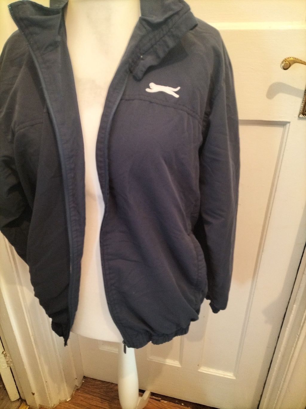 Mens Slazenger Size M Navy Blue Zipped Jacket