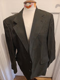Mens John Collier Size Large Dark Green Check Padded Lined Blazer