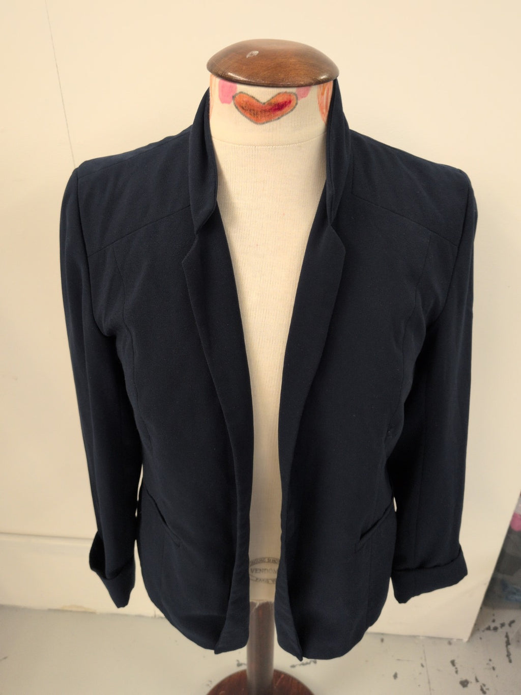 Primark 8 Navy Lined Unpadded Blazer
