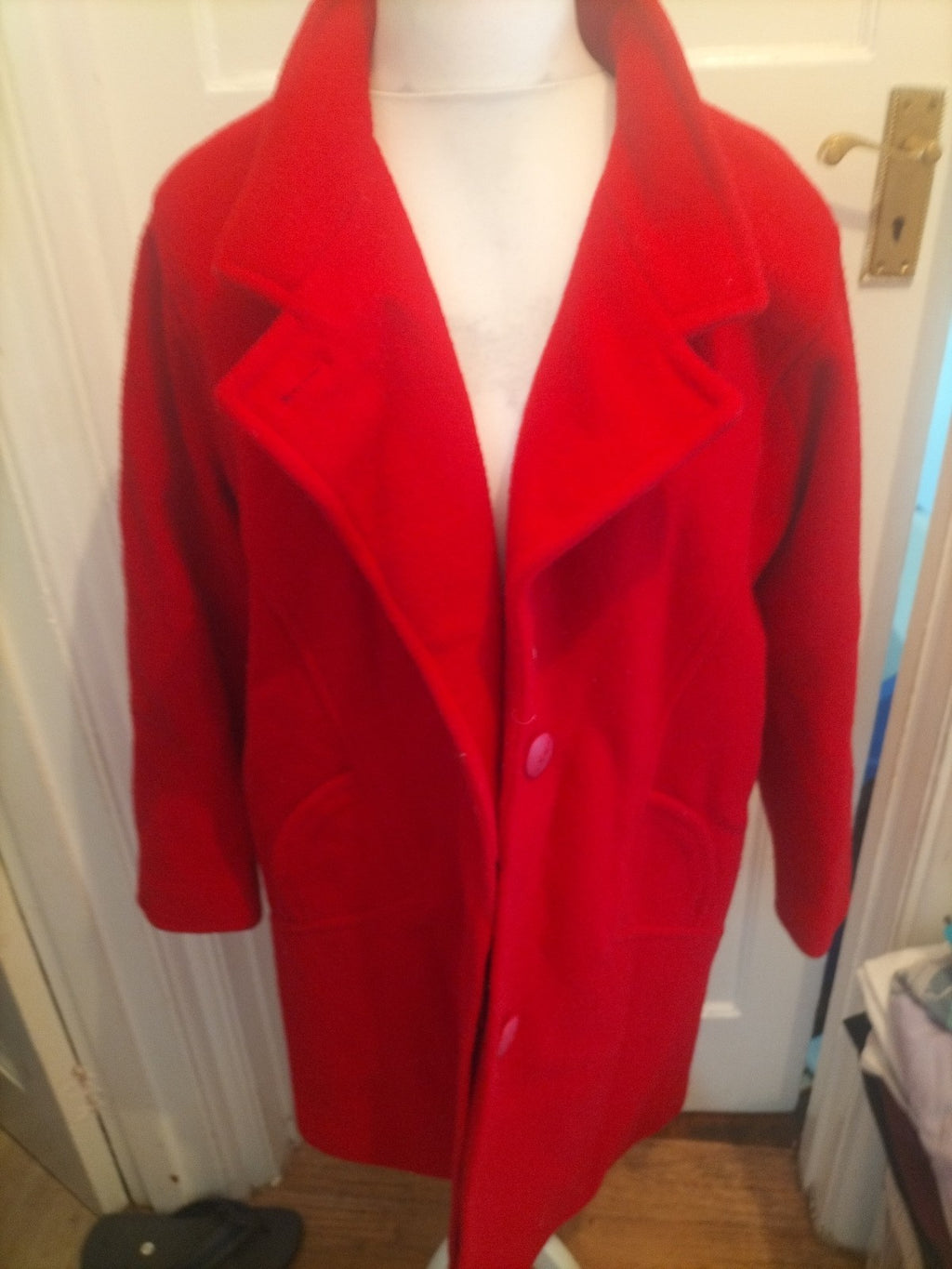 Canda 14 Red Lined Jacket Longer Length