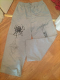 XL Grey Spider Print Elasticated Jogger