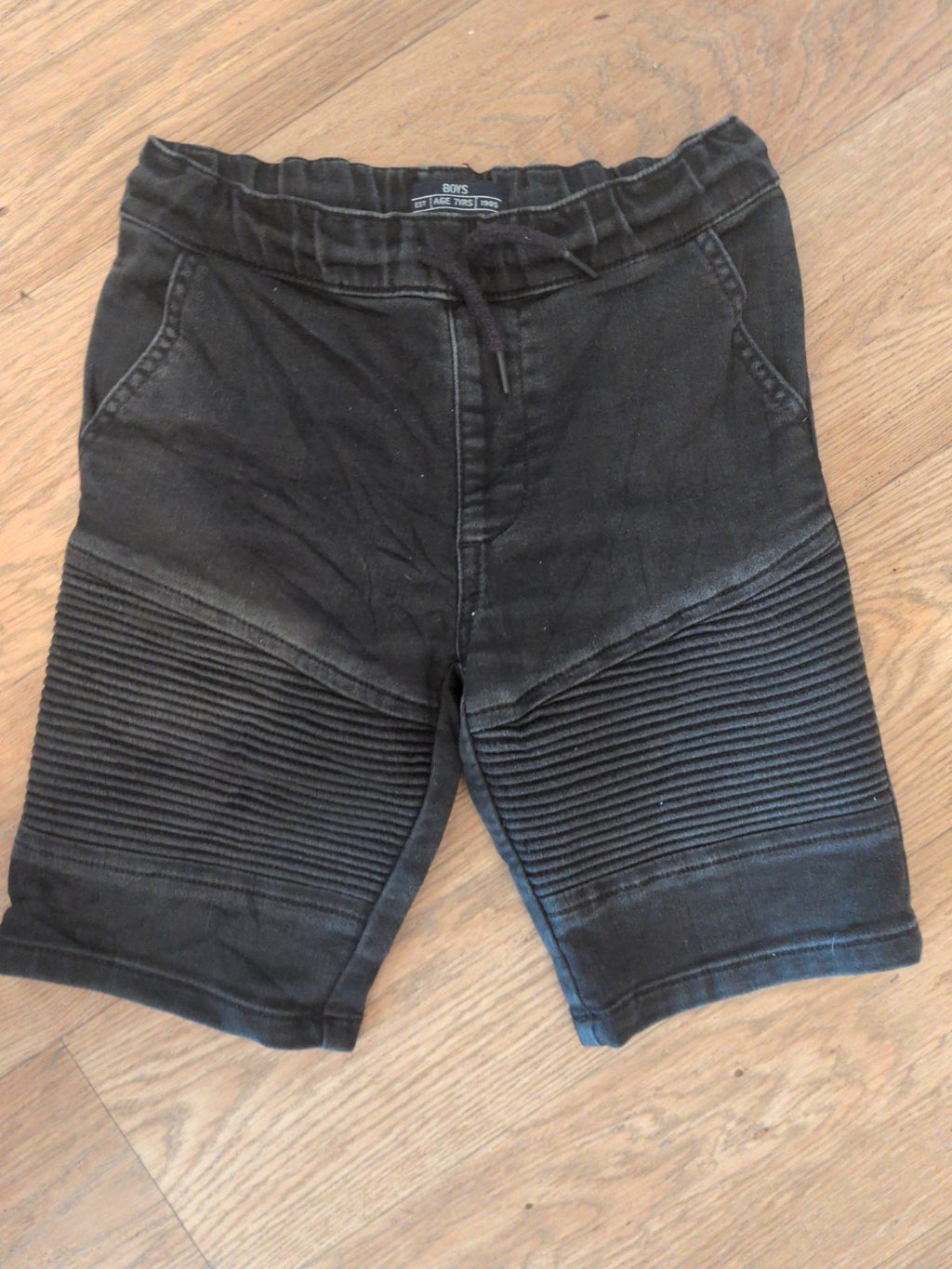 Next 7 Years Black Denim Shorts